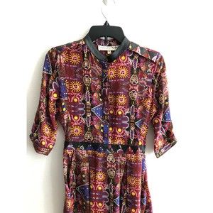 CAROLINA K Silk Knee-Length Dress Size: XS